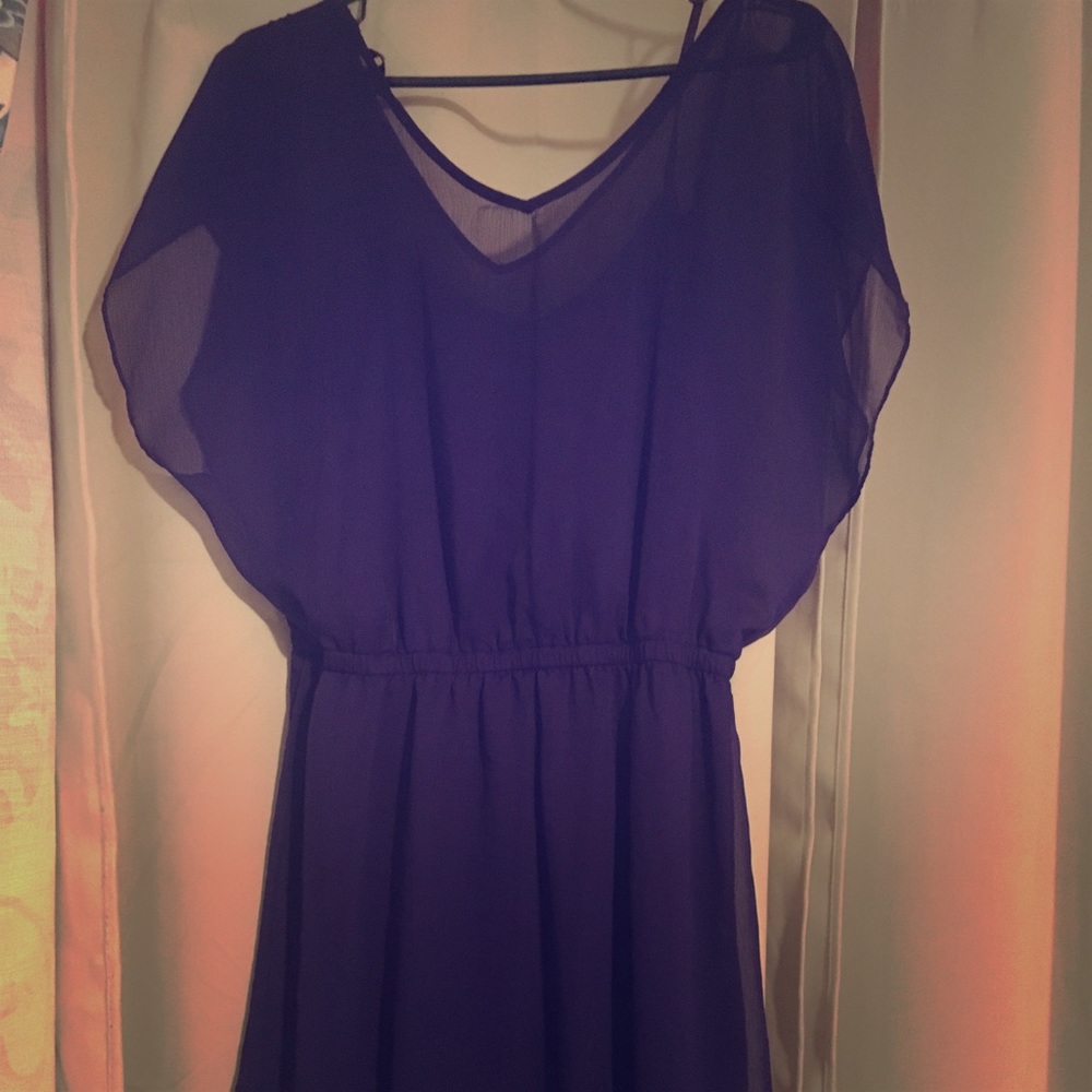 Express Purple Short Dress